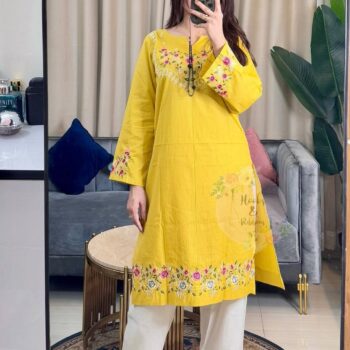 Yellow Embrodari 2Pics